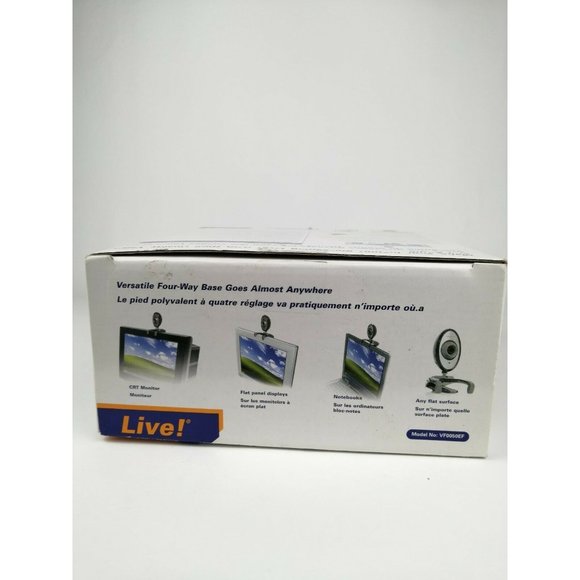 Creative Labs Webcam Live Yahoo Messenger USB Wired Webcam Built In Microphone - Picture 3 of 6